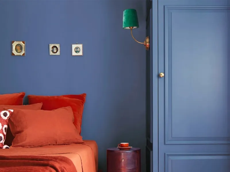 La palette di Benjamin Moore e il suo Blue Nova è perfetto in tutte le stanze