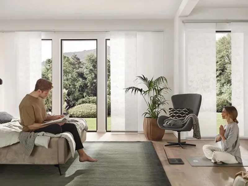 Tende a pannello con tecnologia FreeLine di Kadeco