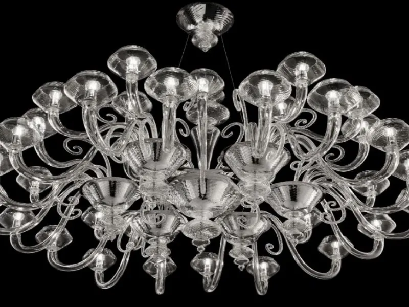 Lampadario Magritte della nuova collezione di Barovier&Toso