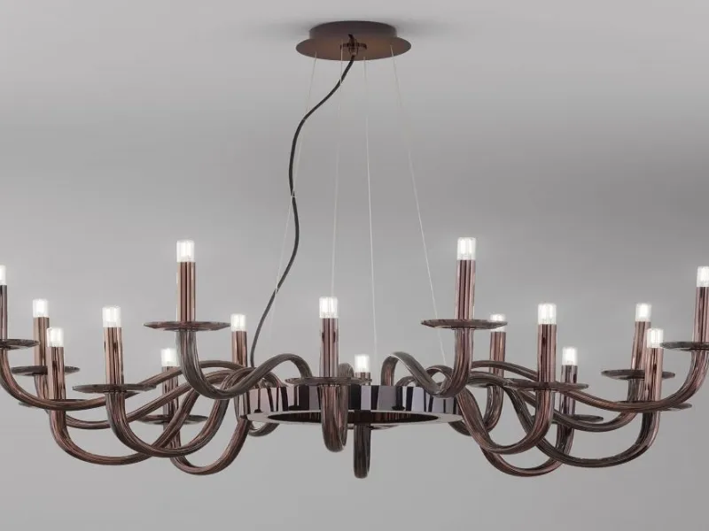 Lampadario Milo designed Roberta Vitadello per Italamp