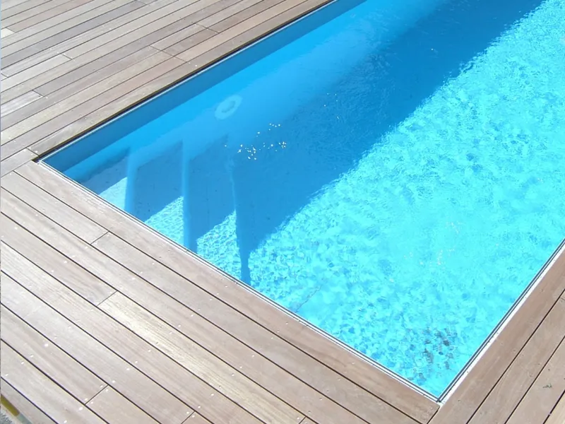 Listoni in legno massello di grandi dimensioni essenza Mururé di Bruno Parquet
