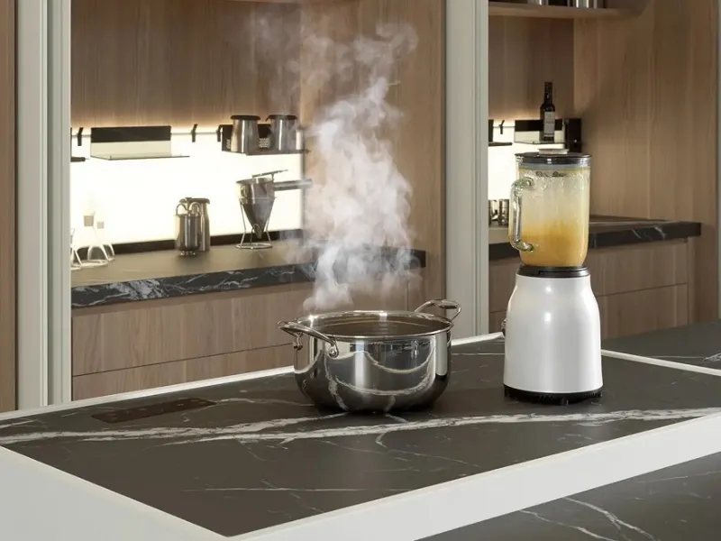 Gres gran formato XTONE by Porcelanosa Group per i piani di cottura Gamadecor