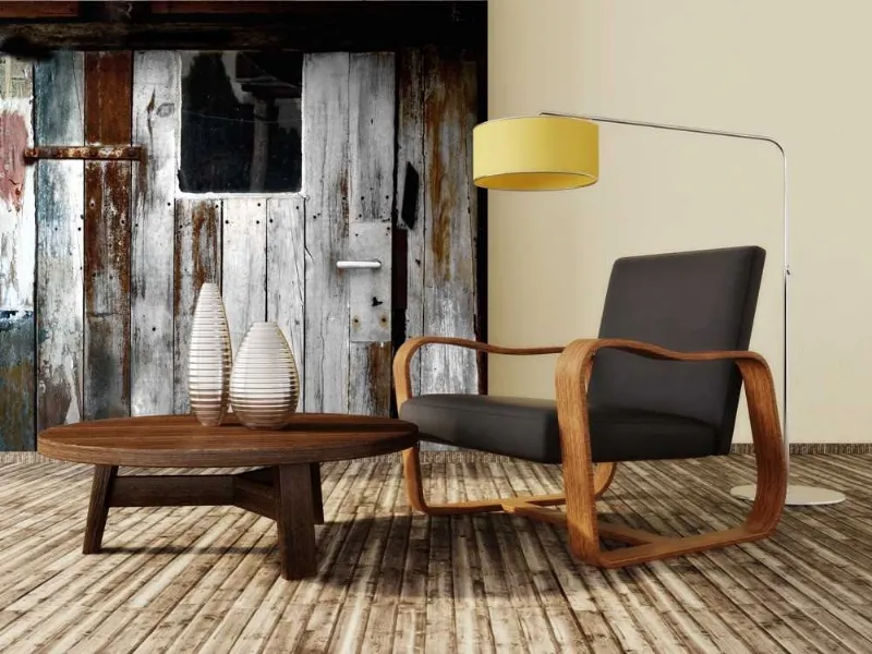 Parete soggiorno moderna My Collection  Wooden Garage