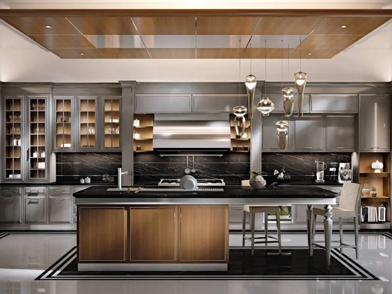 Essenza by Martini Interiors abbina finiture e materiali esotici in linee squadrate 