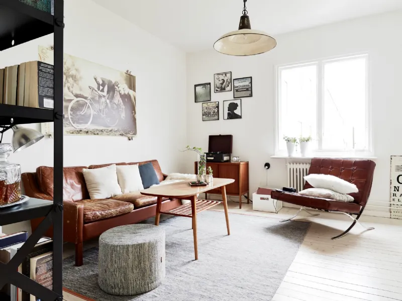 living con arredi vintage