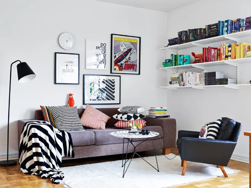 living in stile scandinavo