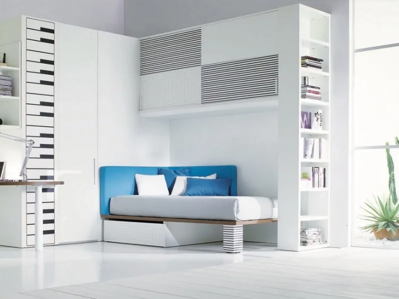 XCAB e soluzione salvaspazio XBED di Dielle con sistema Vip