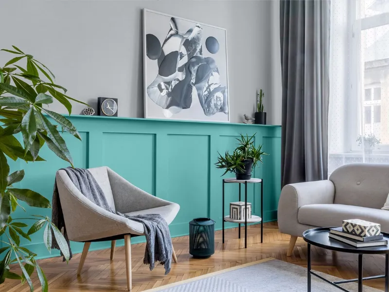 Aqua Fiesta e Whirlwide sono i colori scelti da Glidden per la casa 2021