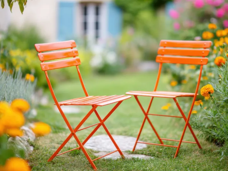 Sedie pieghevoli da giardino: quando non servono liberano da ogni ingombro