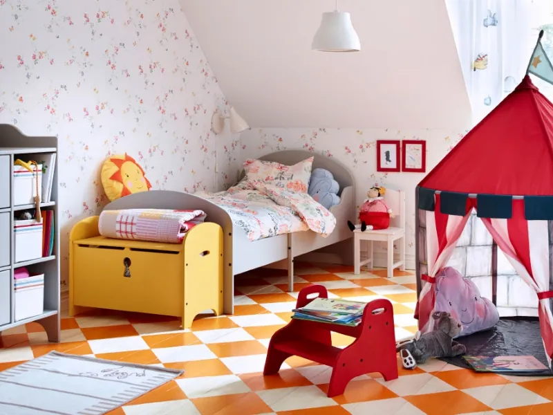 cameretta con letto Trogen © Ikea