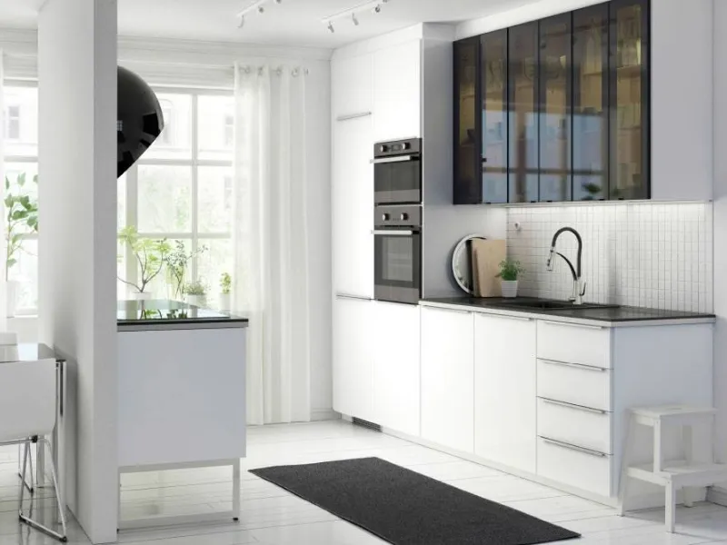 Cucina Ikea Ringhult con doppio forno