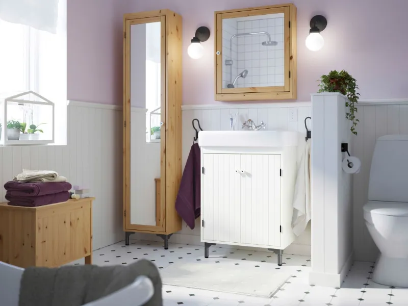 Ikea luci bagno