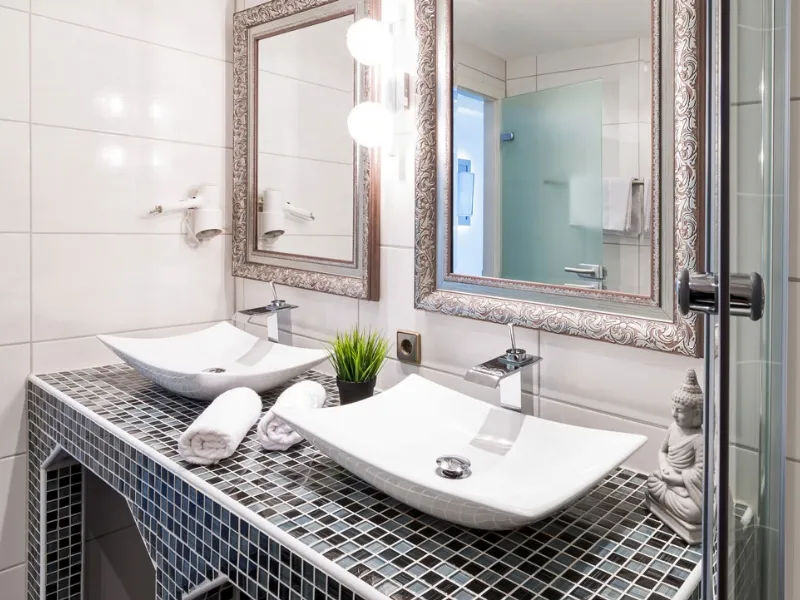 Bagni in muratura decorazioni