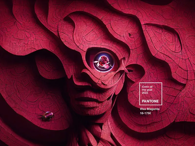 Viva Magenta, colore Pantone 2023