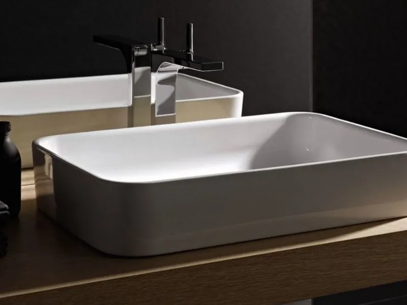 Lavabo in acciaio smaltato Betteart - Bette