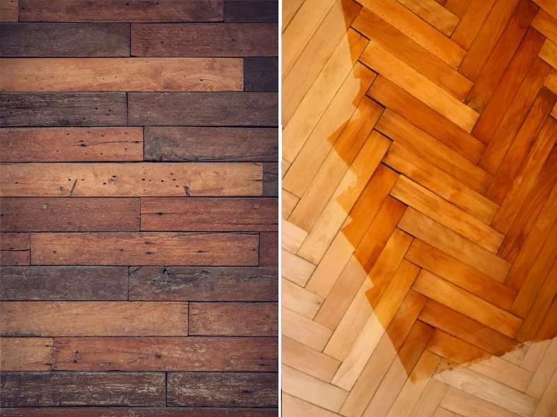 La lamatura ridona splendore ad un pavimento in legno massello