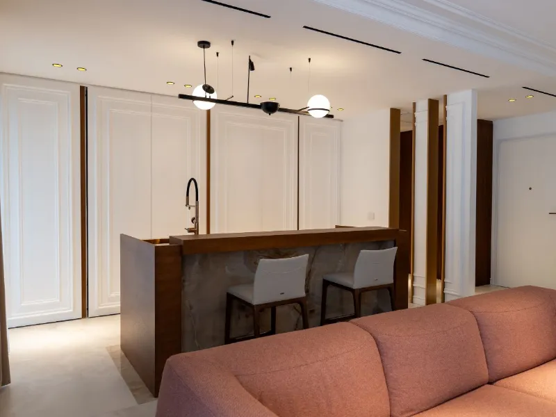 Progetto d'arredi in chiave classico-contemporanea