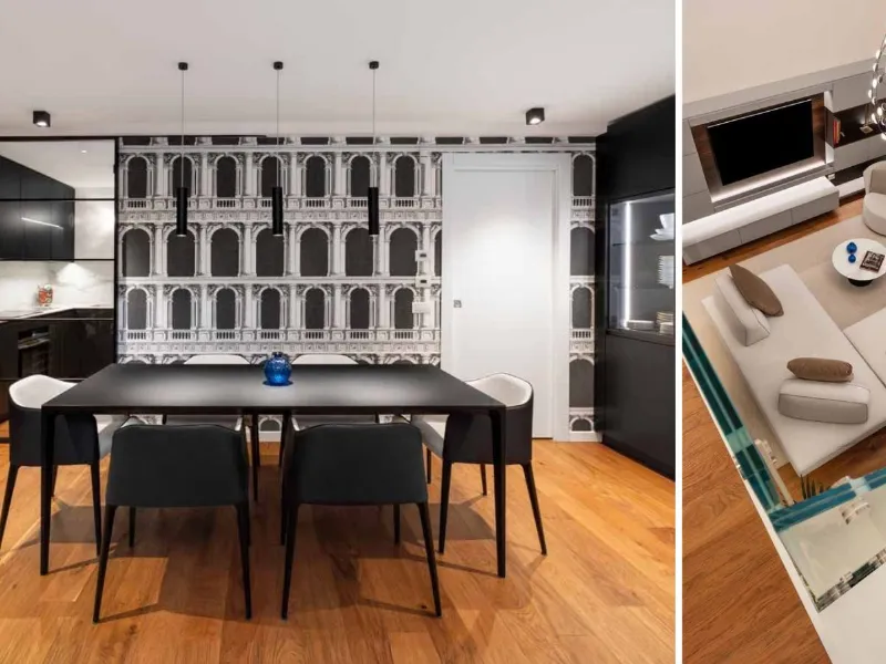 Villa urbana contemporanea: corpi luminosi che e sistemi integrati che valorizzano l'ambiente