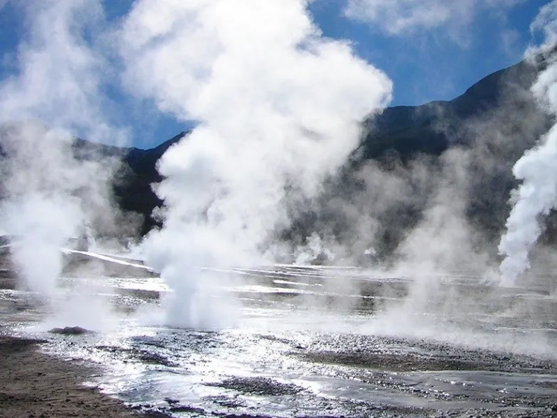 Evidenza di energia geotermica