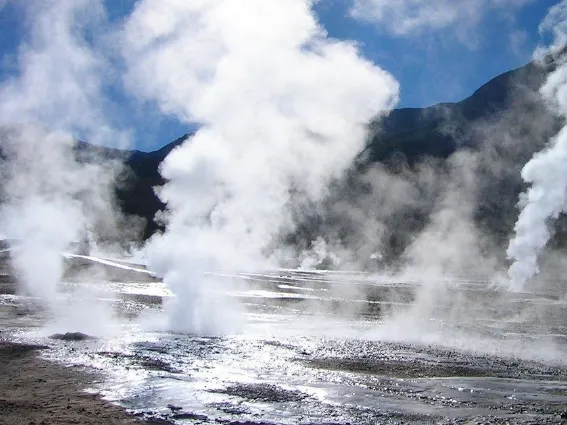 Evidenza di energia geotermica