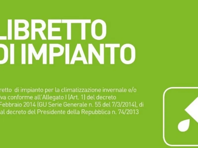 Il nuovo libretto di impianto