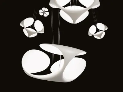 Lampade scultura a forma di fiore