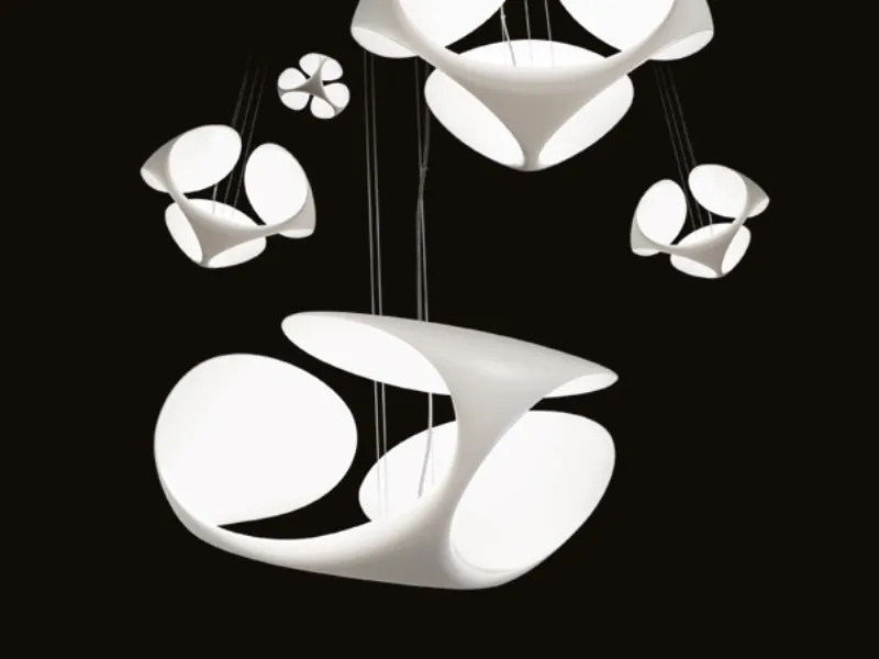 Lampade scultura a forma di fiore