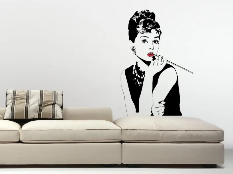 Decorazione parete con stickers