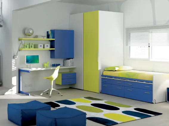 cameretta colorata Moretti compact Kc11