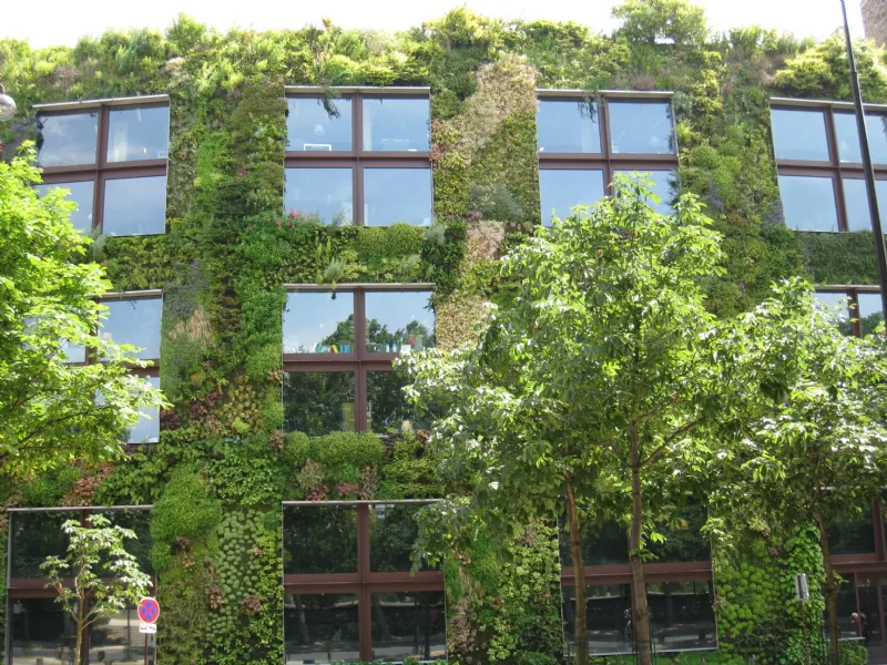 edificio verde a parigi
