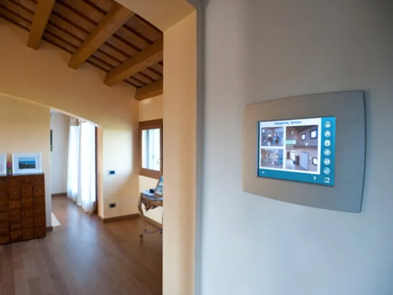 interno con sistema domotico