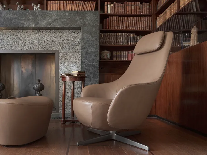 Poltrona Harbor Laidback di B&B Italia per la zona studio