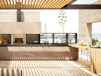 Patio Palazzetti, cucina outdoor ma anche vero focolare a legna