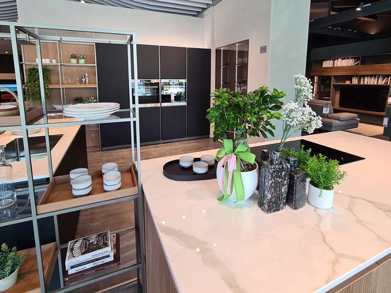 Cucina Lounge di Veneta Cucine nello Store Prezioso Casa di Avellino