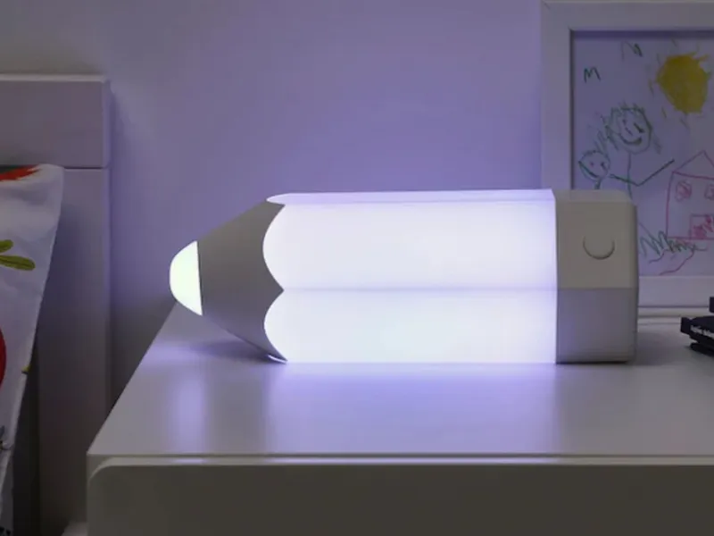 Lampada Pelarboj a forma di matita