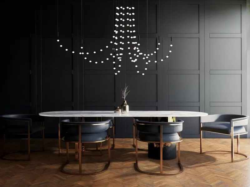 Cavi elettrici e led per Multidot di Martinelli Luce