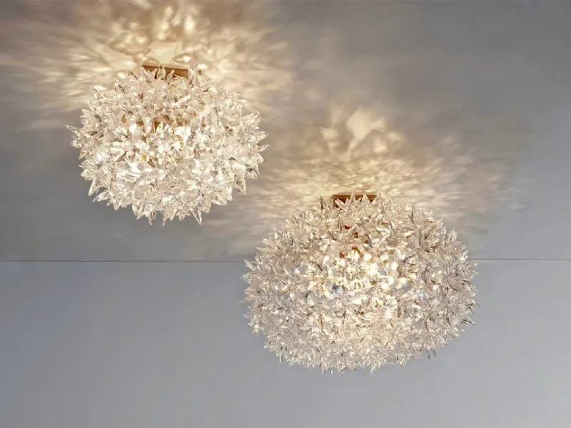 le versioni cristallo Bloom Kartell