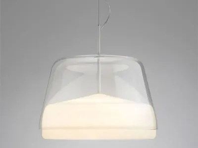 Lampadario in vetro classico