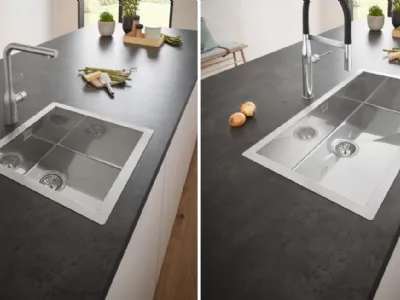 Foster - Lavello Happy Hour Copper in acciaio inox satinato PVD