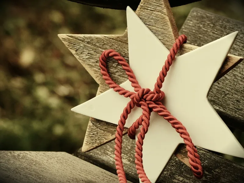 Lavoretti di Natale con legno