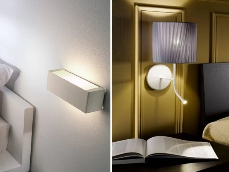 Esempio di applique per camera da letto moderne