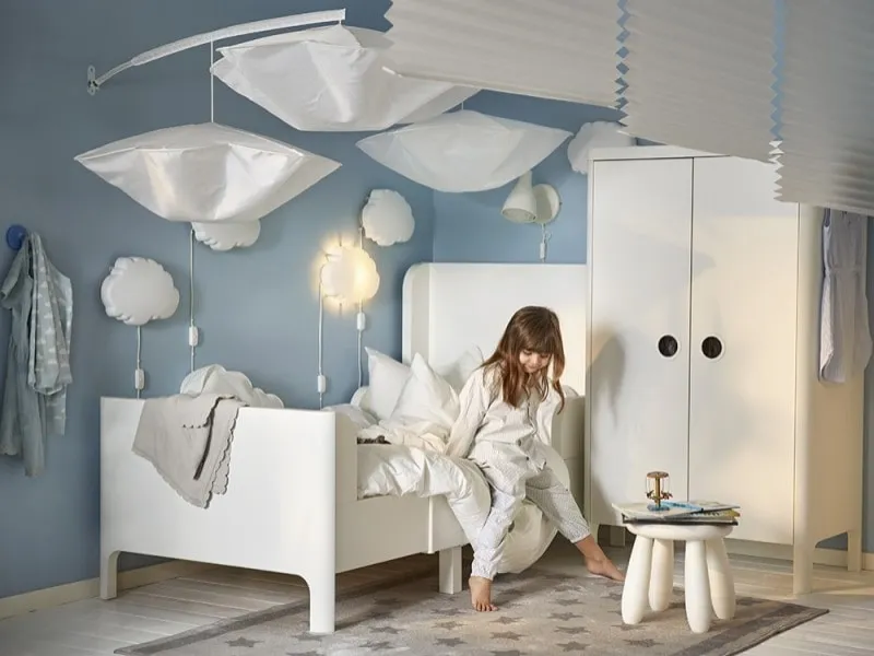 A forma di nuvola l'applique Drömsyn di Ikea