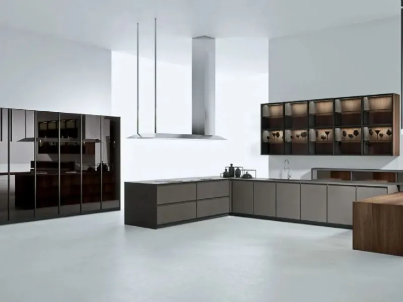 Cucina AKB 08 04 ad angolo di Arrital