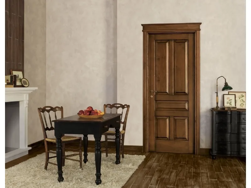 Porta per interni in legno massello