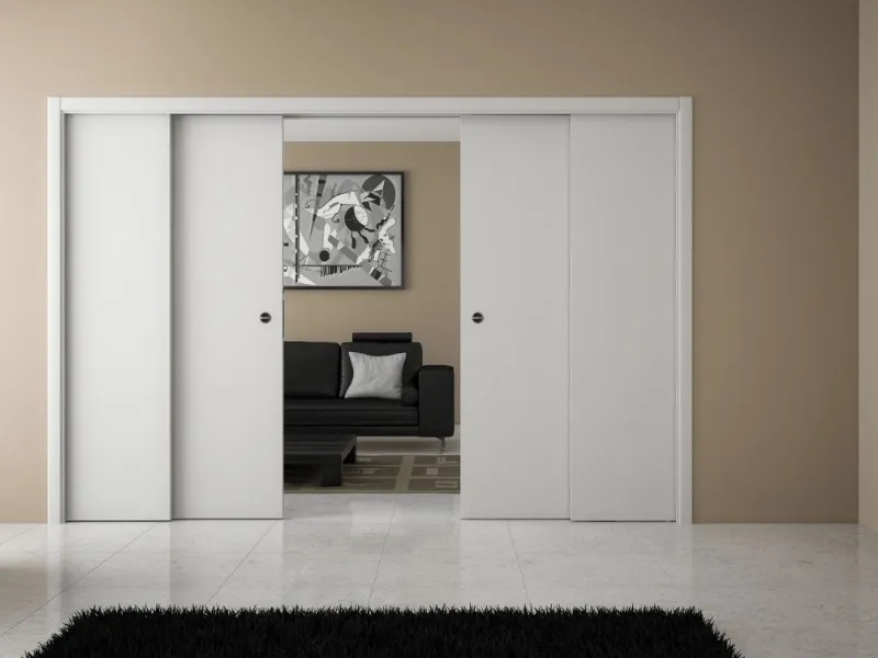Una porta a vetri Scrigno