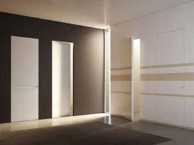 Collezione di porte filo muro Leggera di Pivato