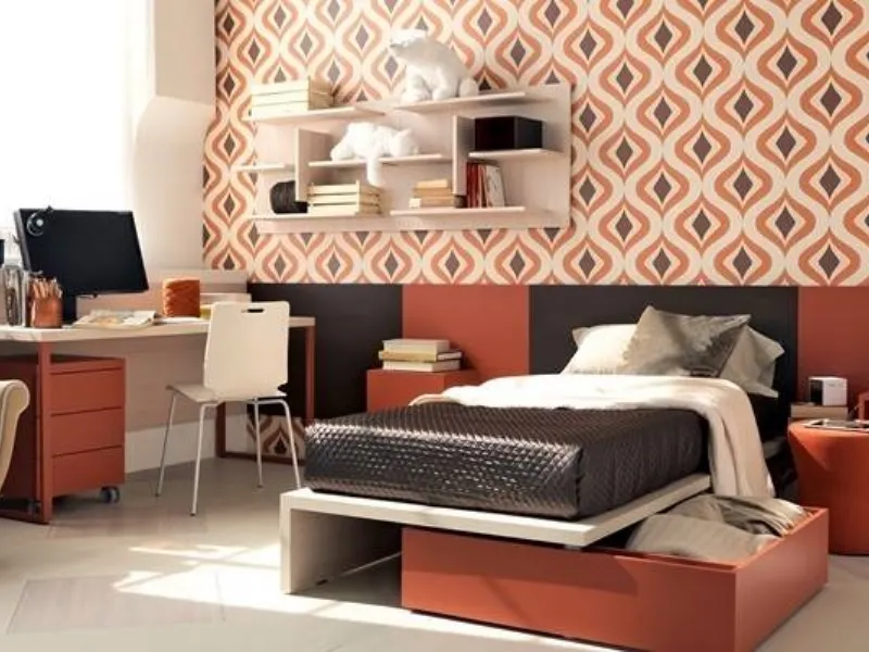 Letto con cassetti