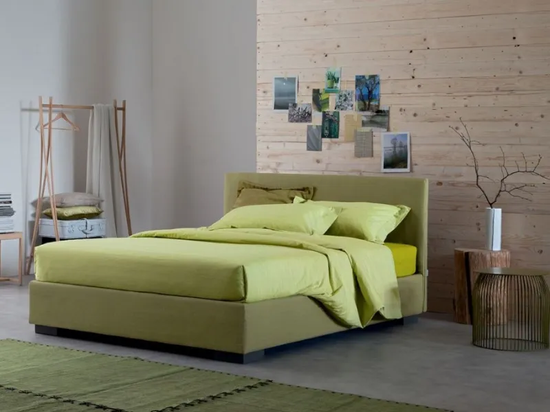 Letto tessile con contenitore Banner by Oggioni