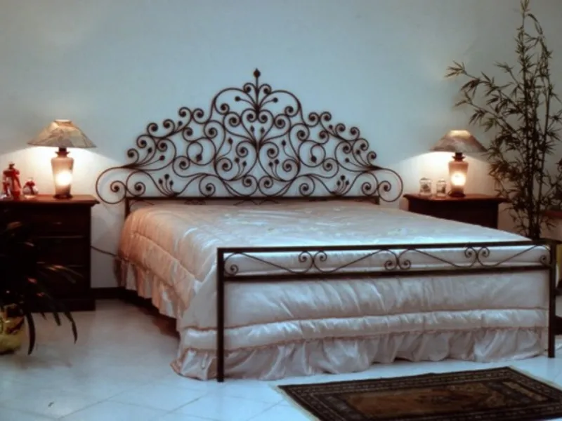 letto in ferro battuto