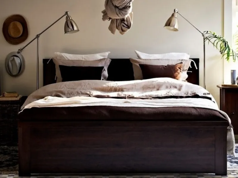 Letto matrimoniale Ikea Brusali